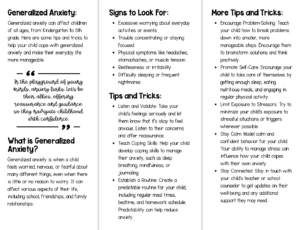 Generalized Anxiety Tips